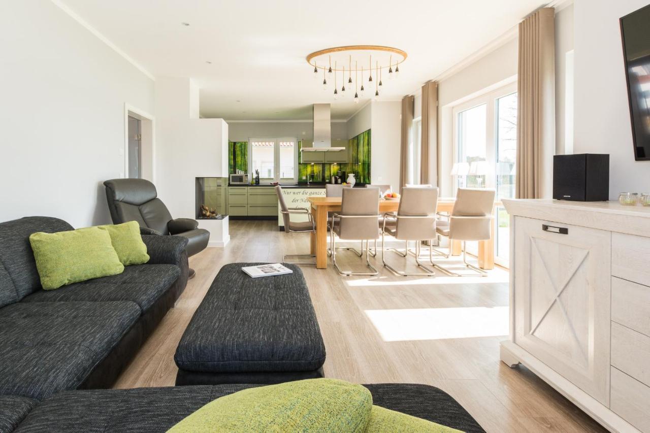 Luxus-See-Domizil mit Sauna, Kamin und Boot-130 qm für 6 Personen Krakow am See Exterior foto
